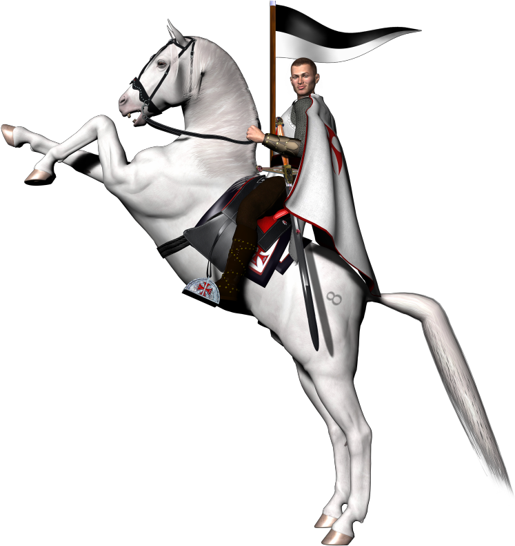 Arabian Horse Rearing Knights Templar Clip Art - Arabian Horse Rearing Knights Templar Clip Art (800x800)