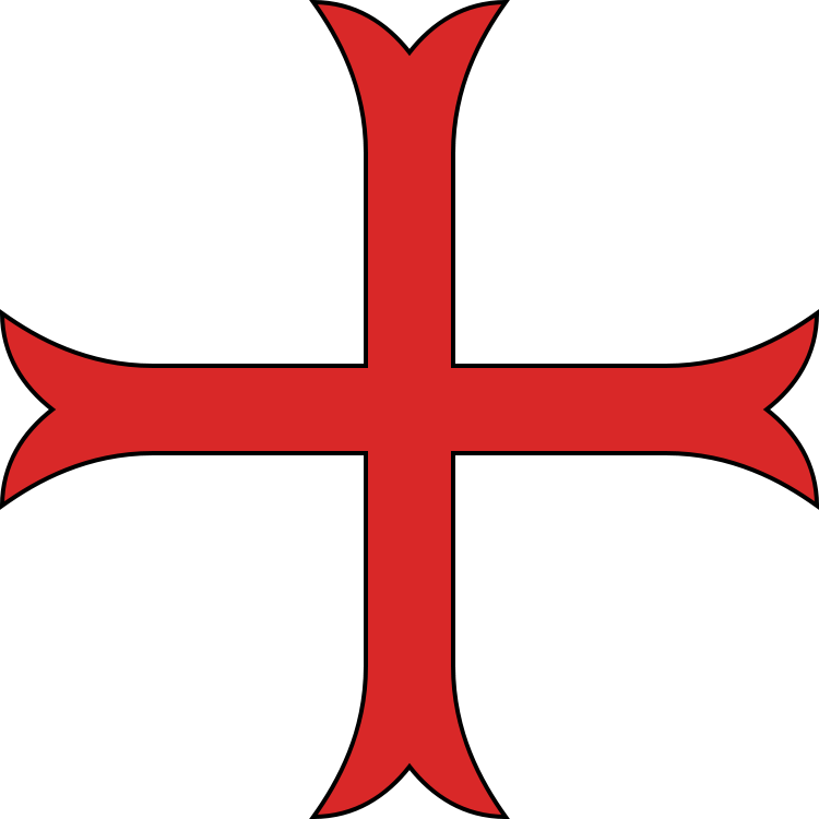 File - Cross Templar - Svg - Equidistant Cross Religious Symbols (1200x1200)