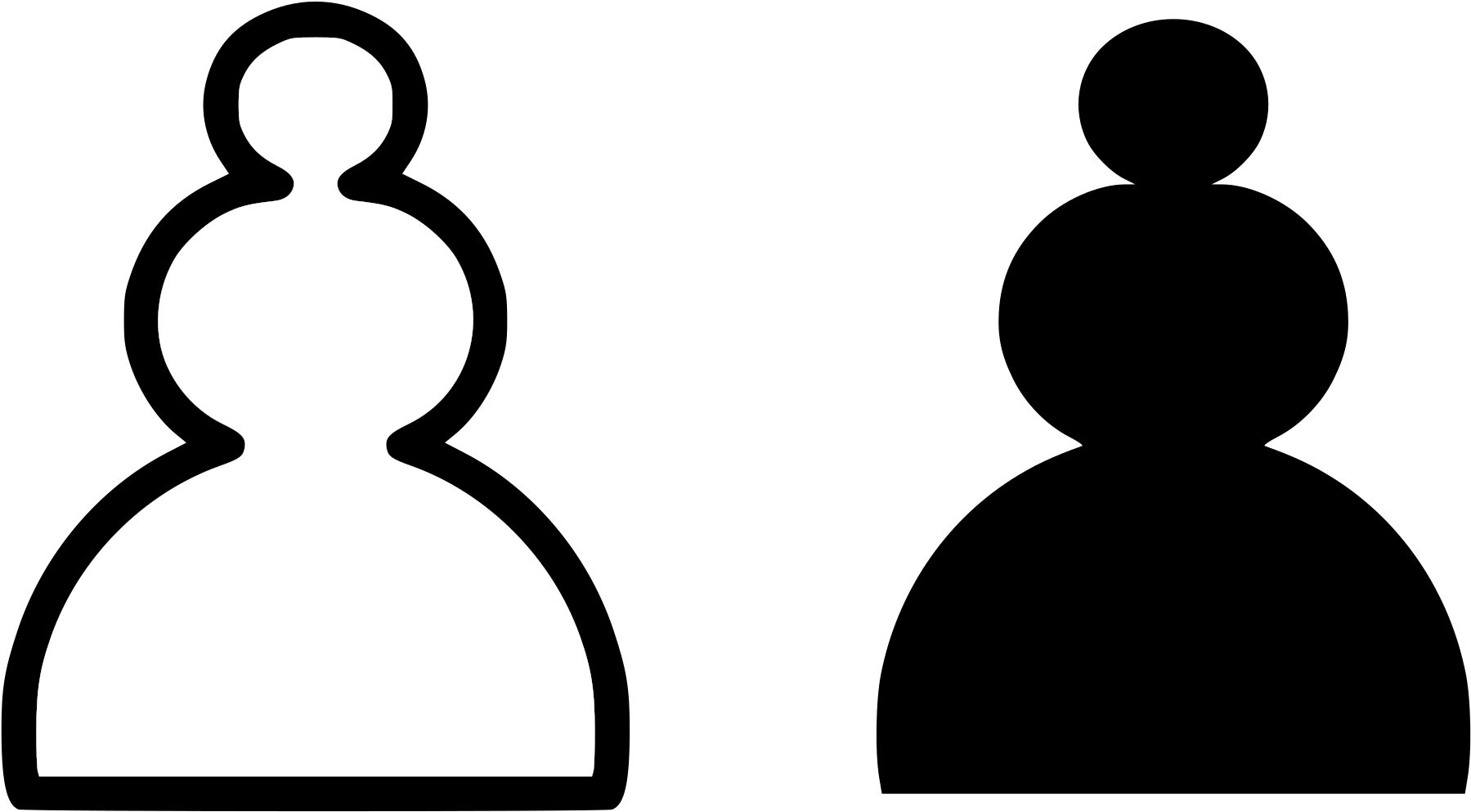 Chess Tile - 2d Chess Pieces Pawn (2400x1200)