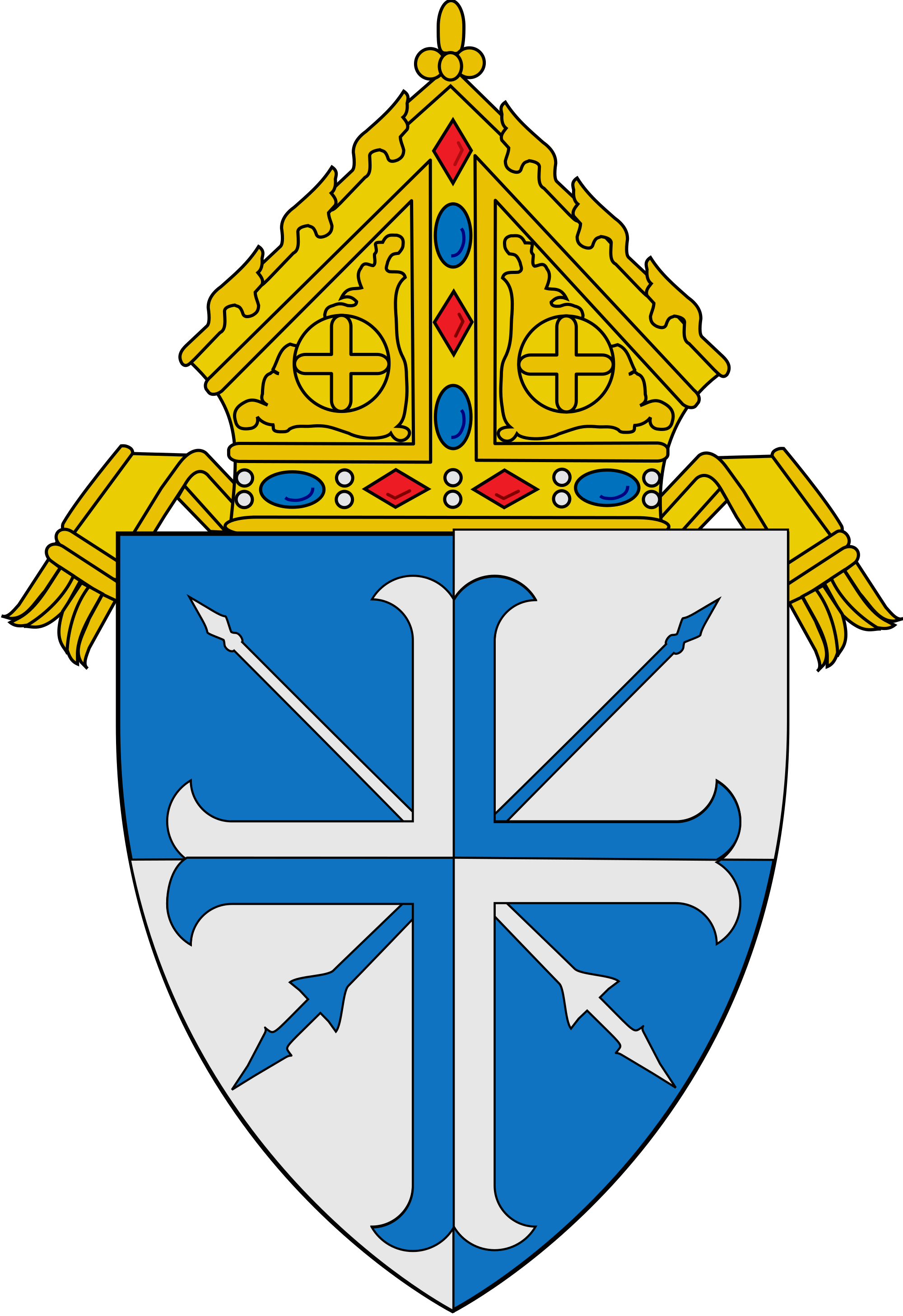 Diocese Of Lansing The Diocese Of Lansing, Established - Archdiocese Of Caceres Logo (2000x2916)