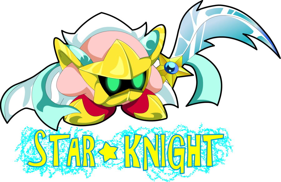 Star Knight By Alyssac-12 - Adult Star Warrior Kirby (900x585)