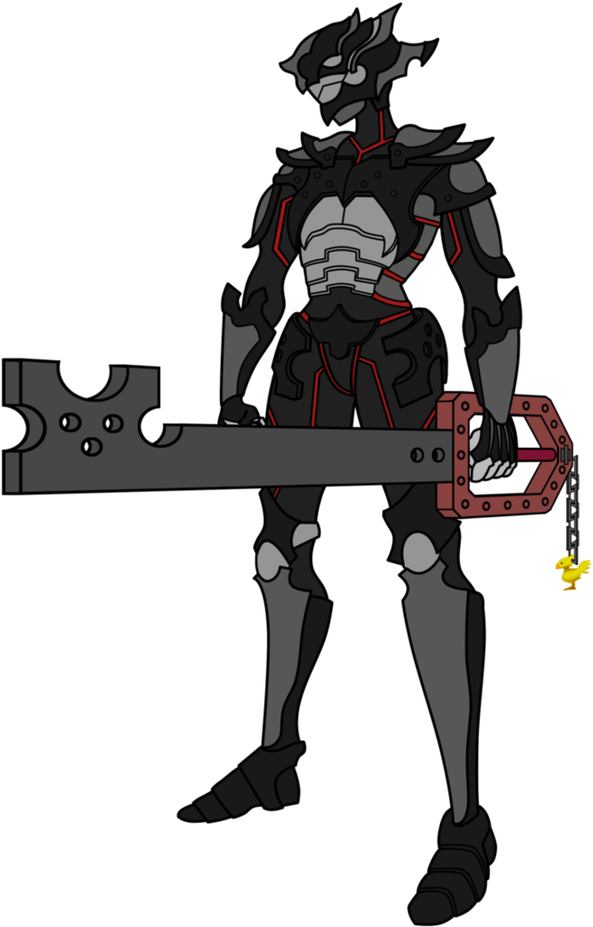 Metal Chocobo Keyblade Armor [updated] By Raighndraconus - Oc Keyblade Armor (729x1095)