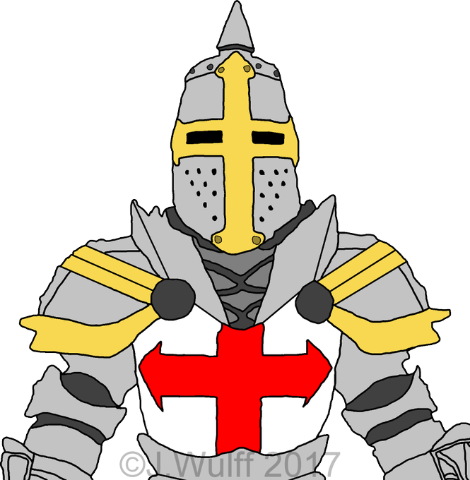 Drew The Knights Templar Legion Builder Figure - Illustration (665x680)