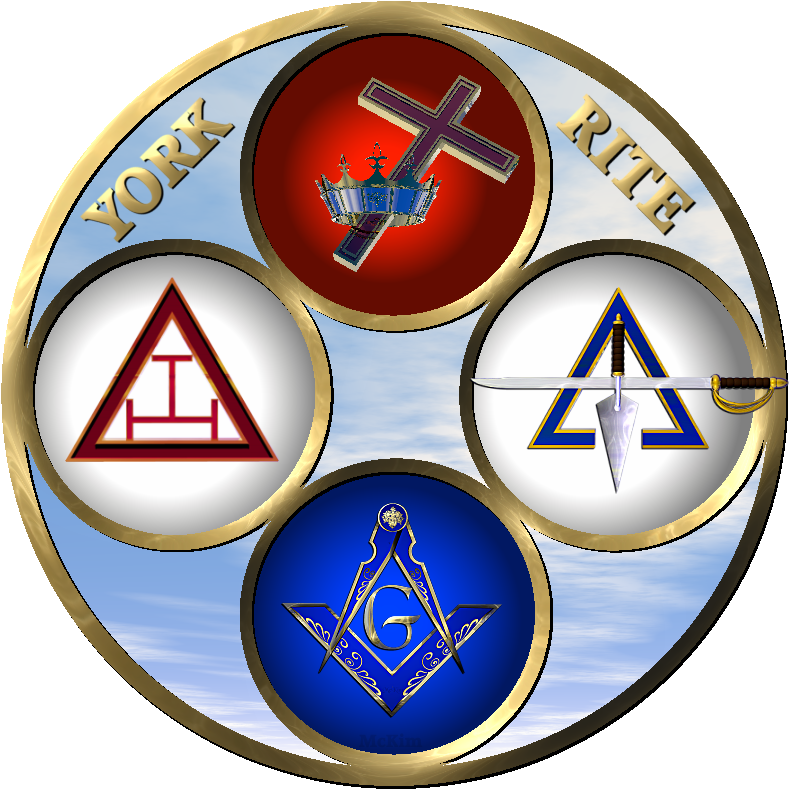 York Rite Masonic Clip Art - York Rite Emblem (808x808)