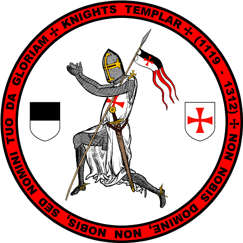 Knights Templar Kneeling Seal Shirt2 - Knights Templar Tshirts (600x600)