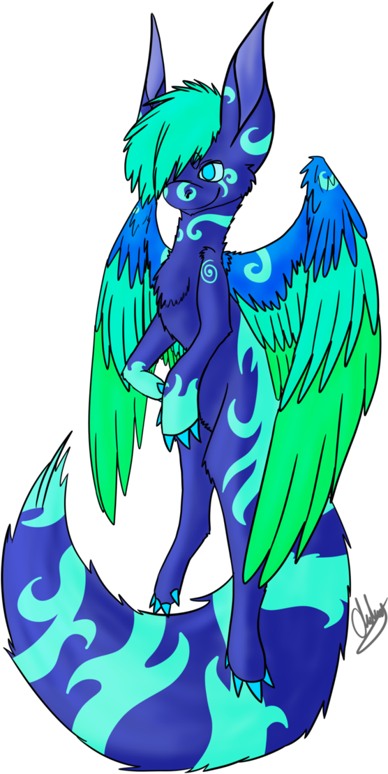 Blackfeather Dragon By Hellabyss - Illustration (711x1123)