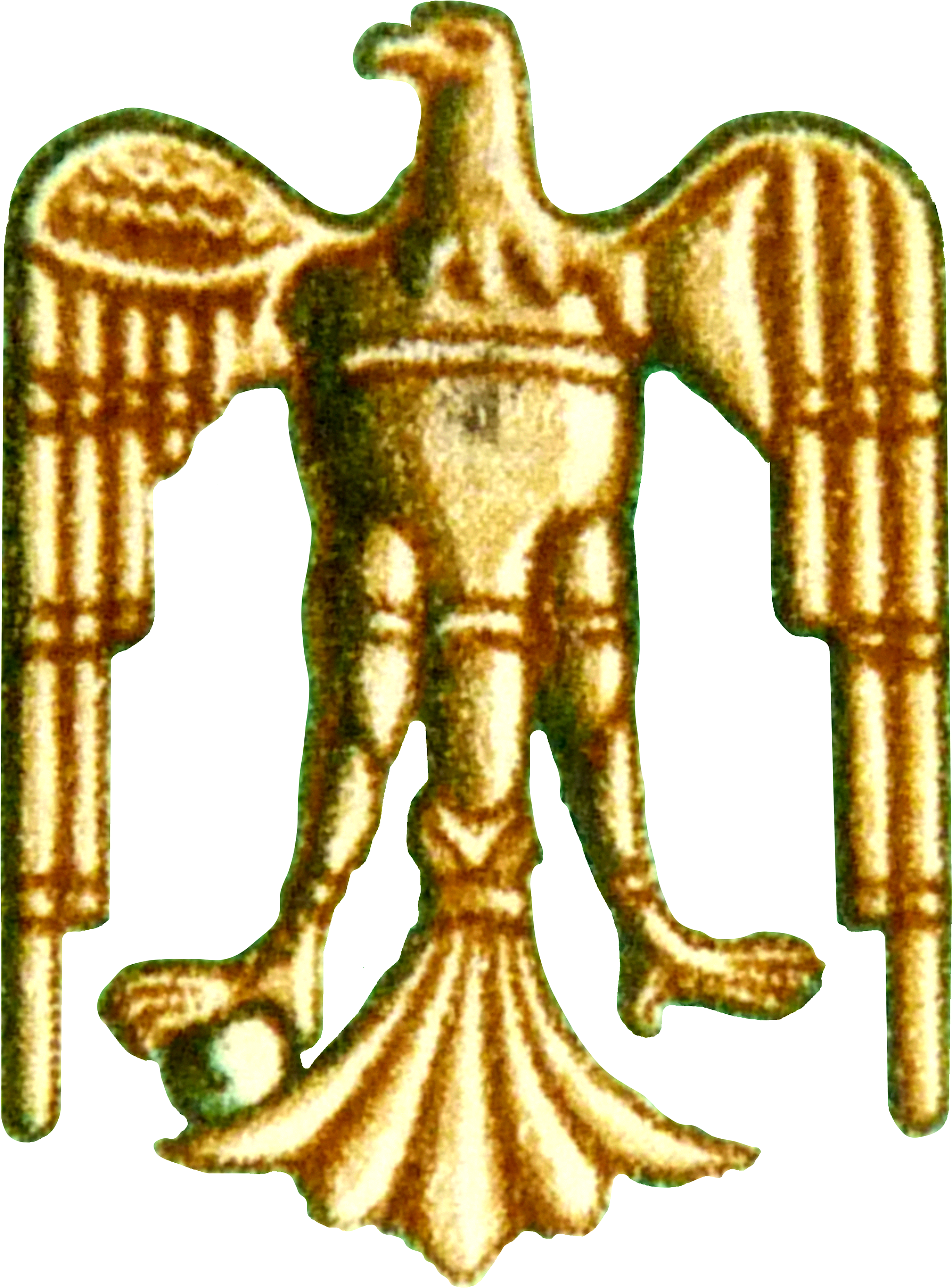 Original 'eagle Of Saladin' Stone Carving, From The - Original 'eagle Of Saladin' Stone Carving, From The (3000x3866)
