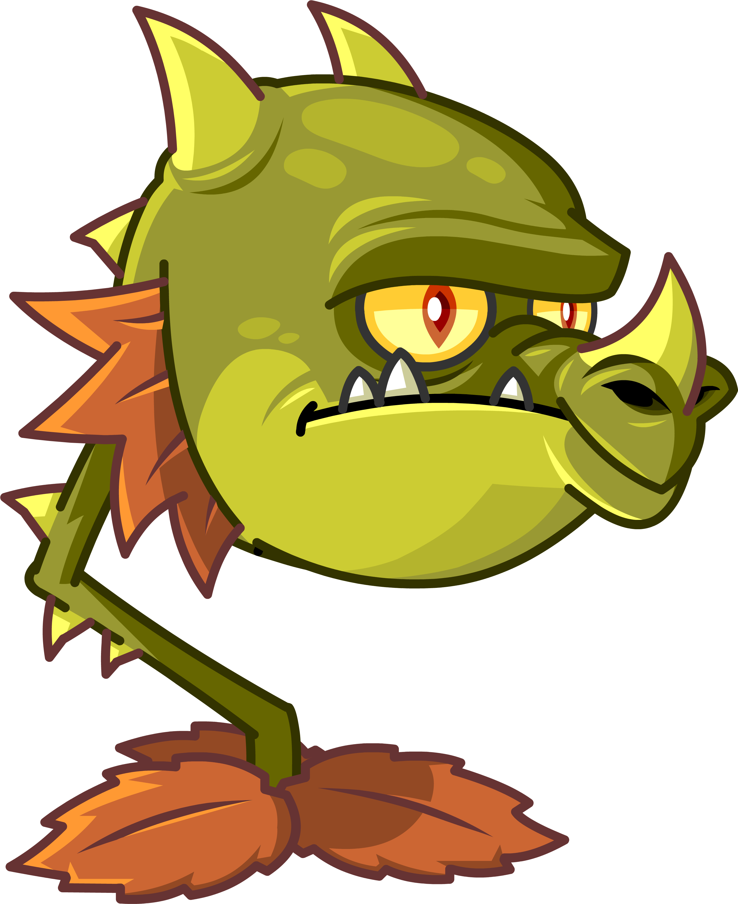 Dragon Clipart Story Character - Plants Vs Zombies 2 Snapdragon (2979x3612)