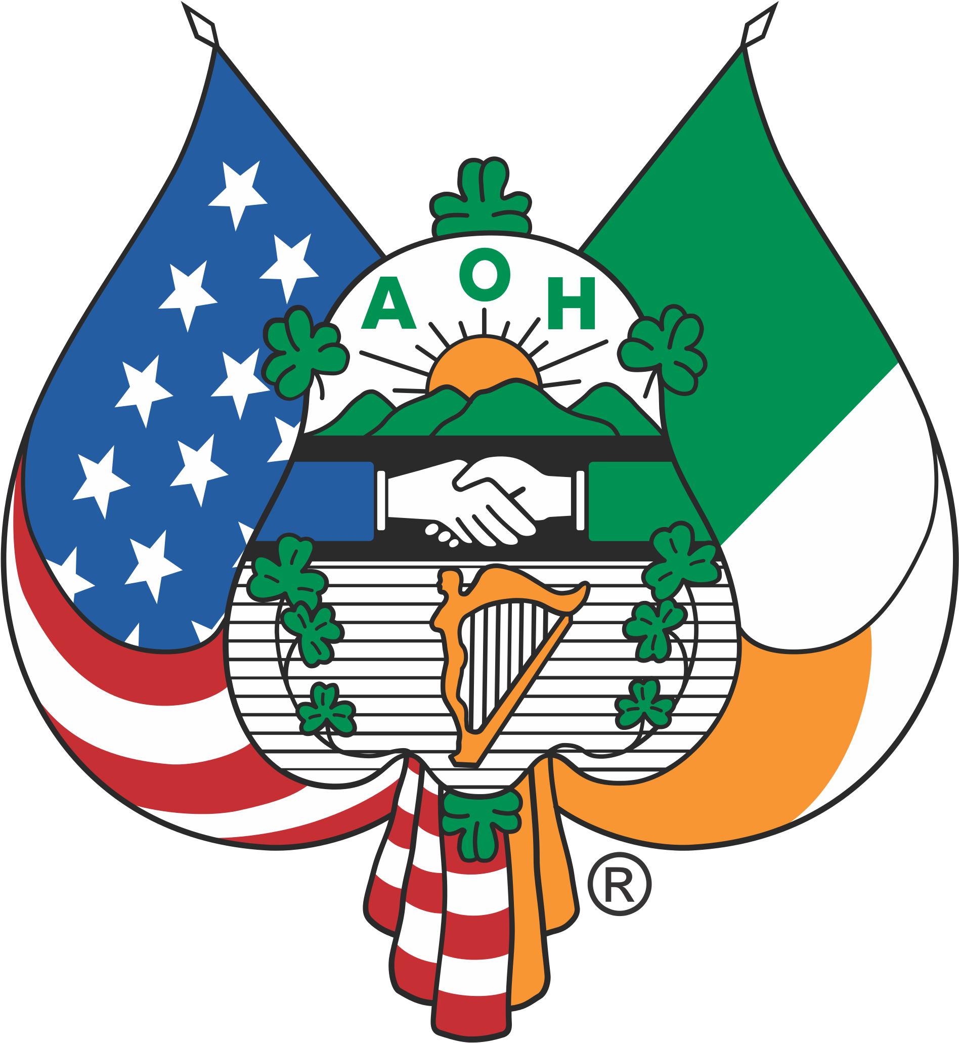 Ladies Ancient Order Of Hibernians - Ancient Order Of Hibernians (2000x2143)
