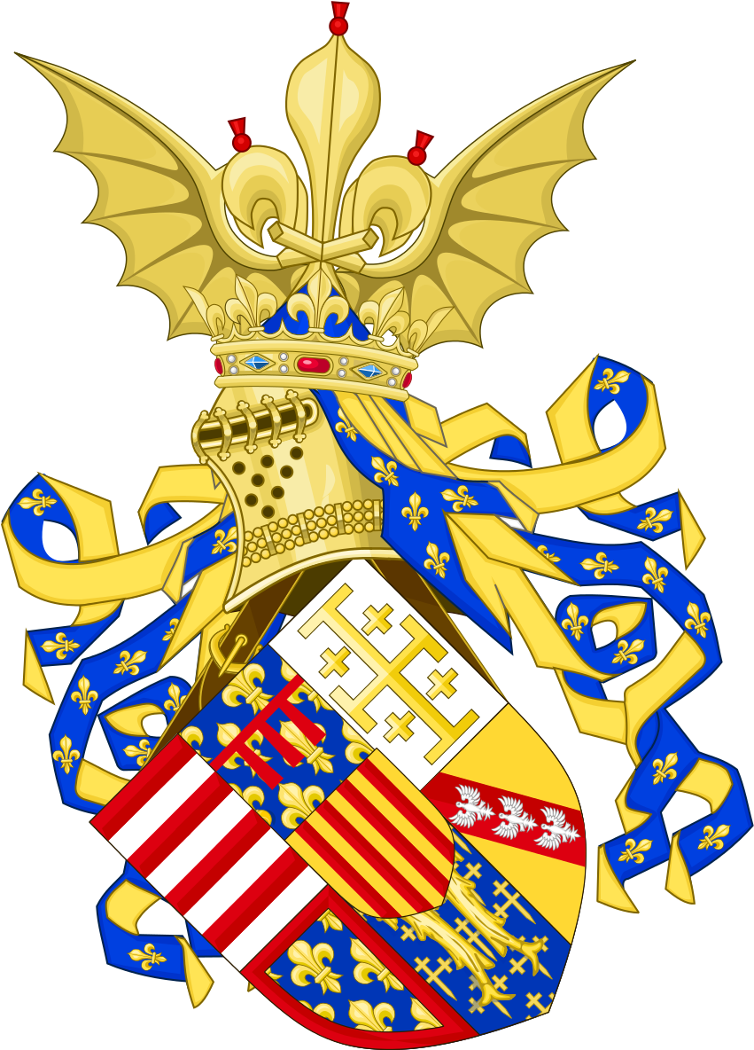 Coat Of Arms Of René Of Anjou - Coat Of Arms (872x1198)