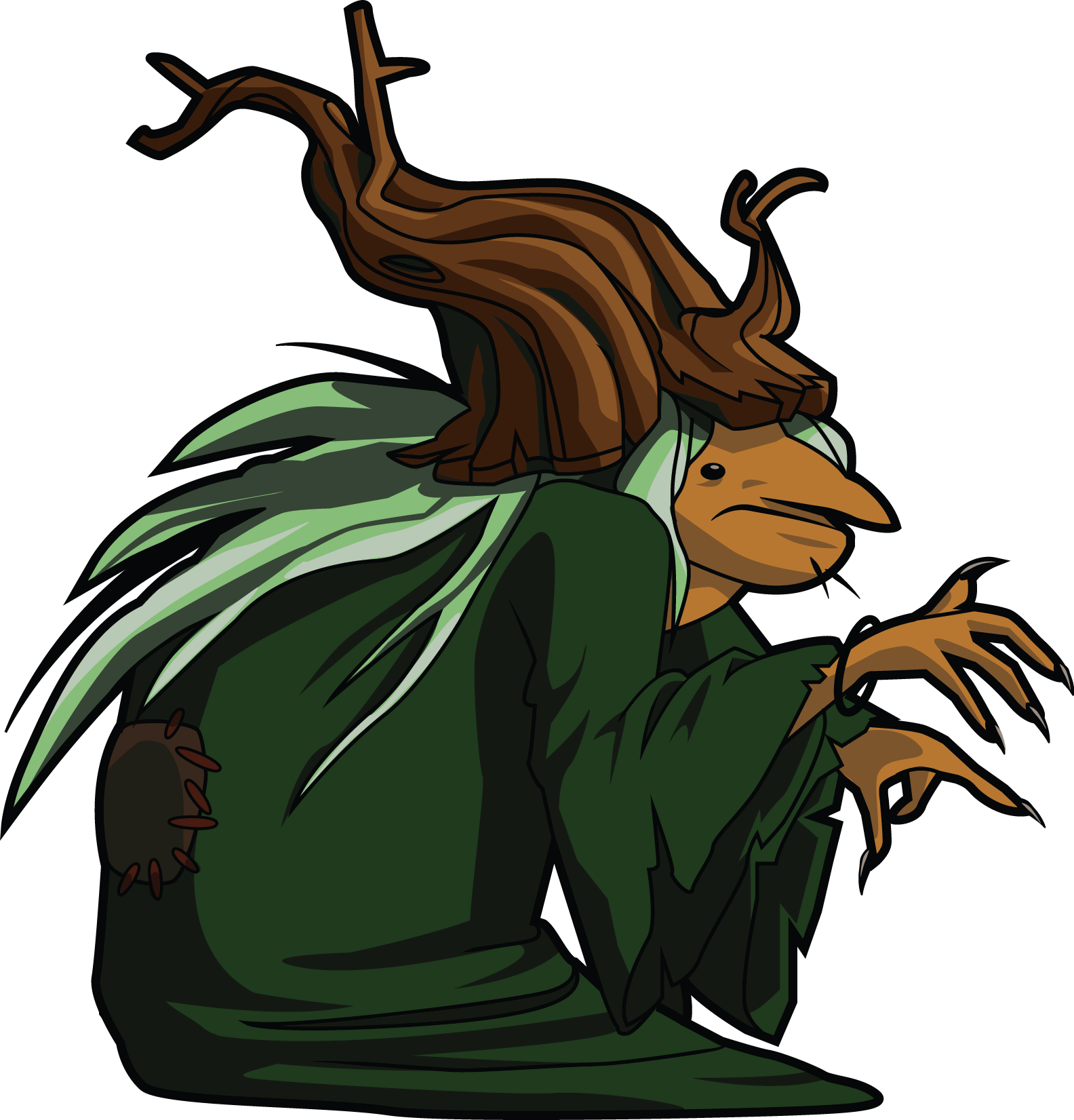 Log On The Head- Nuff Said - Shovel Knight Witch (1584x1651)