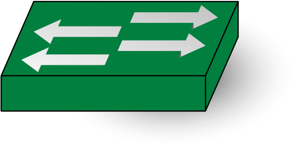Other Popular Clip Arts - Network Switch Icon Green (600x376)