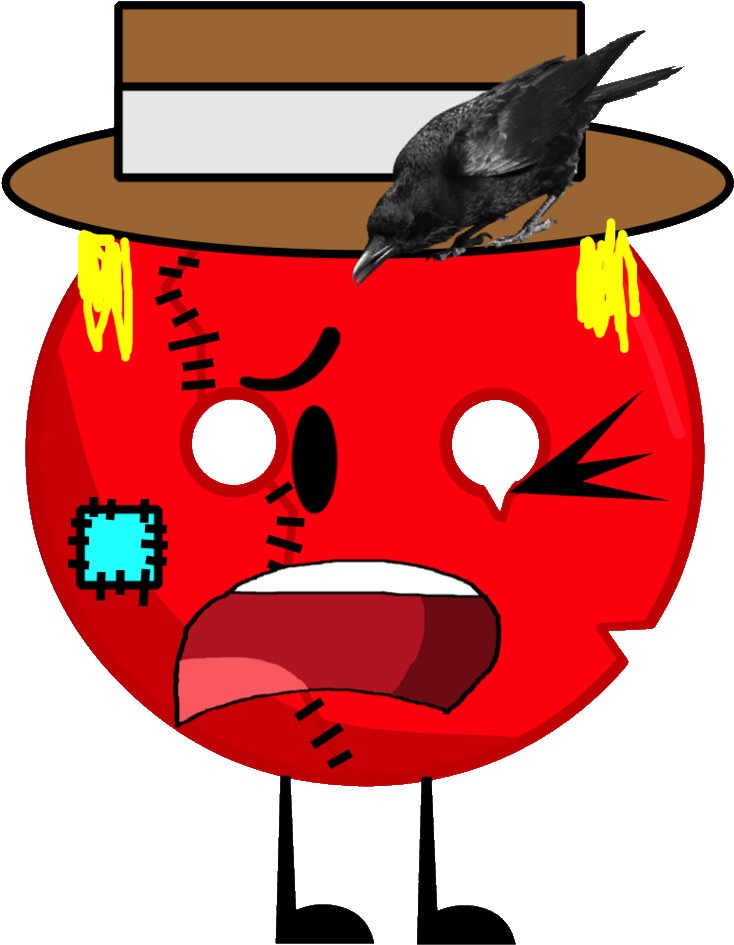 Button As A Scarecrow Vector By Thedrksiren - Portable Network Graphics (1024x985)