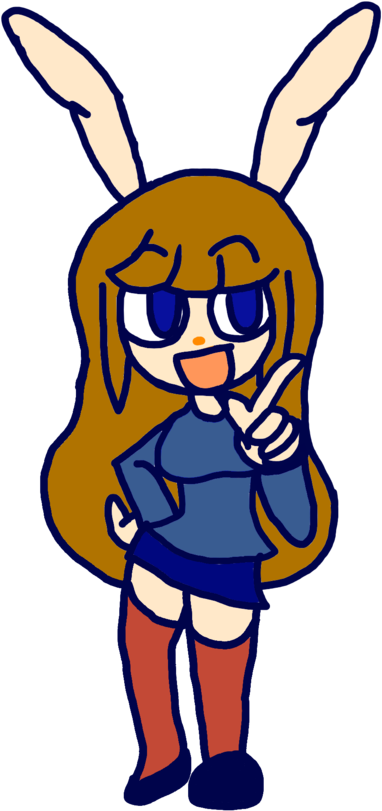 Pop'n Music Styled The Girl's Bunny Form By Milk-knight - Cartoon (894x894)