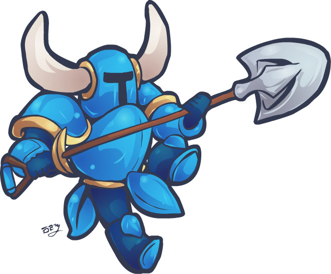 Shovel Knight By Lady Of Link - Drawings Of Shovel Knights (661x548)