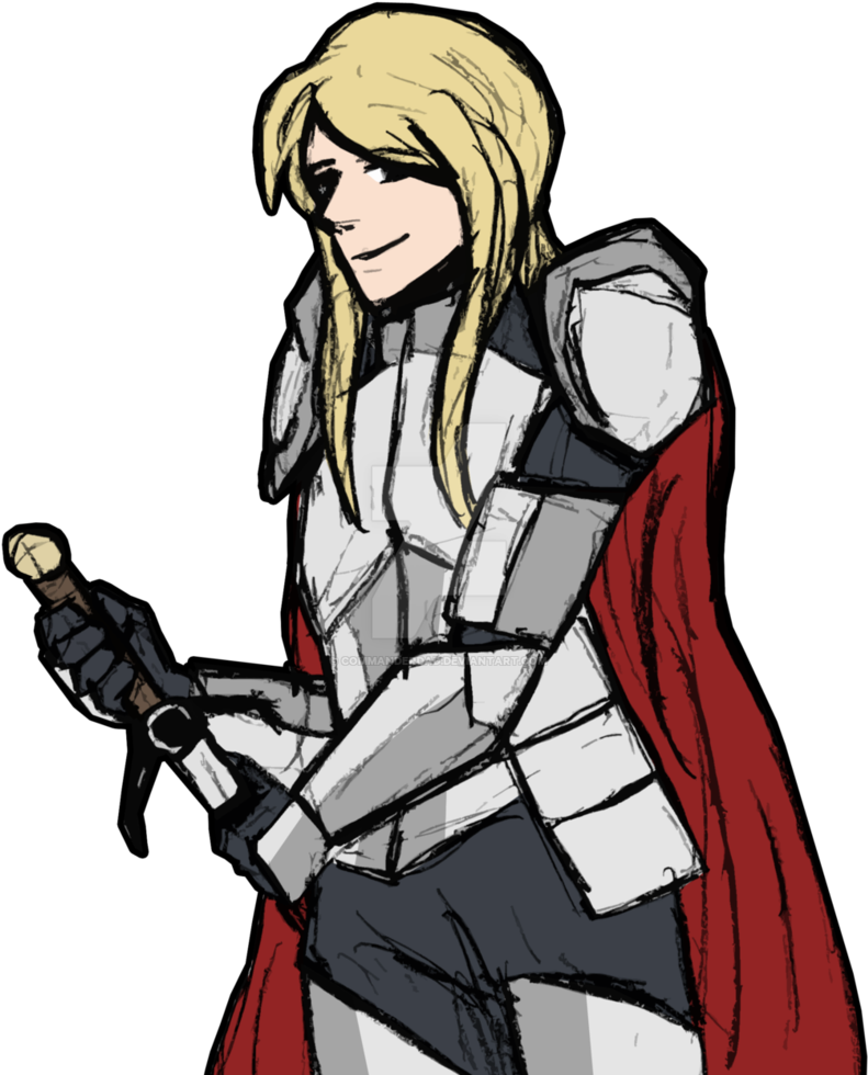 Androgynous Male Knight By Caiusnelson - Knight (806x992)