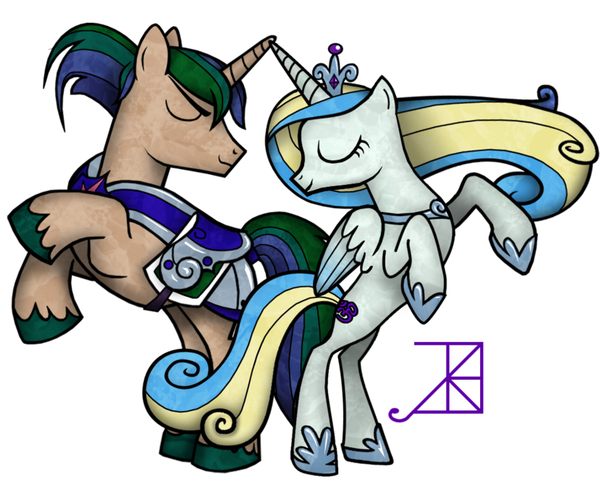 Lady Grace And Charming Knight Recolor By Akili Amethyst - Cartoon (900x701)