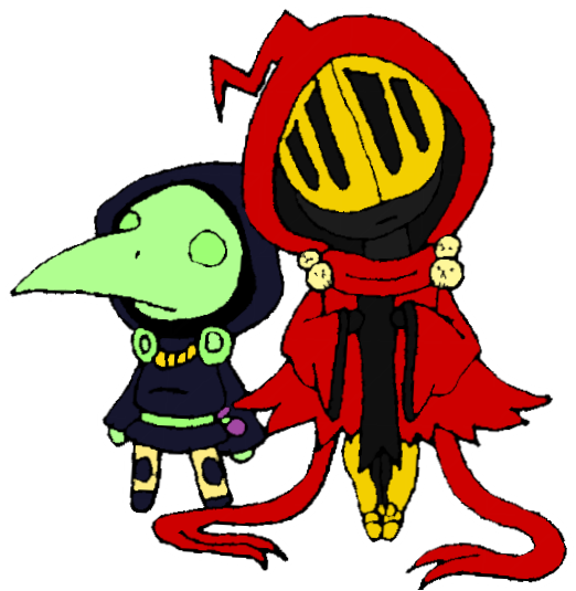 Chibi Knights By Mcbirb - Chibi (551x564)