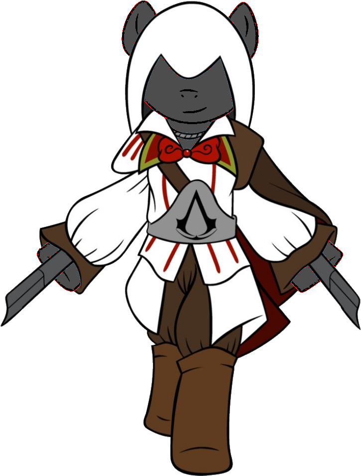 Bk In His Assassin Robes By Mlp Black Knight - Assassins Creed Pony (827x965)