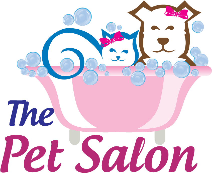 Pet - Pet Grooming Salon Logo (886x756)
