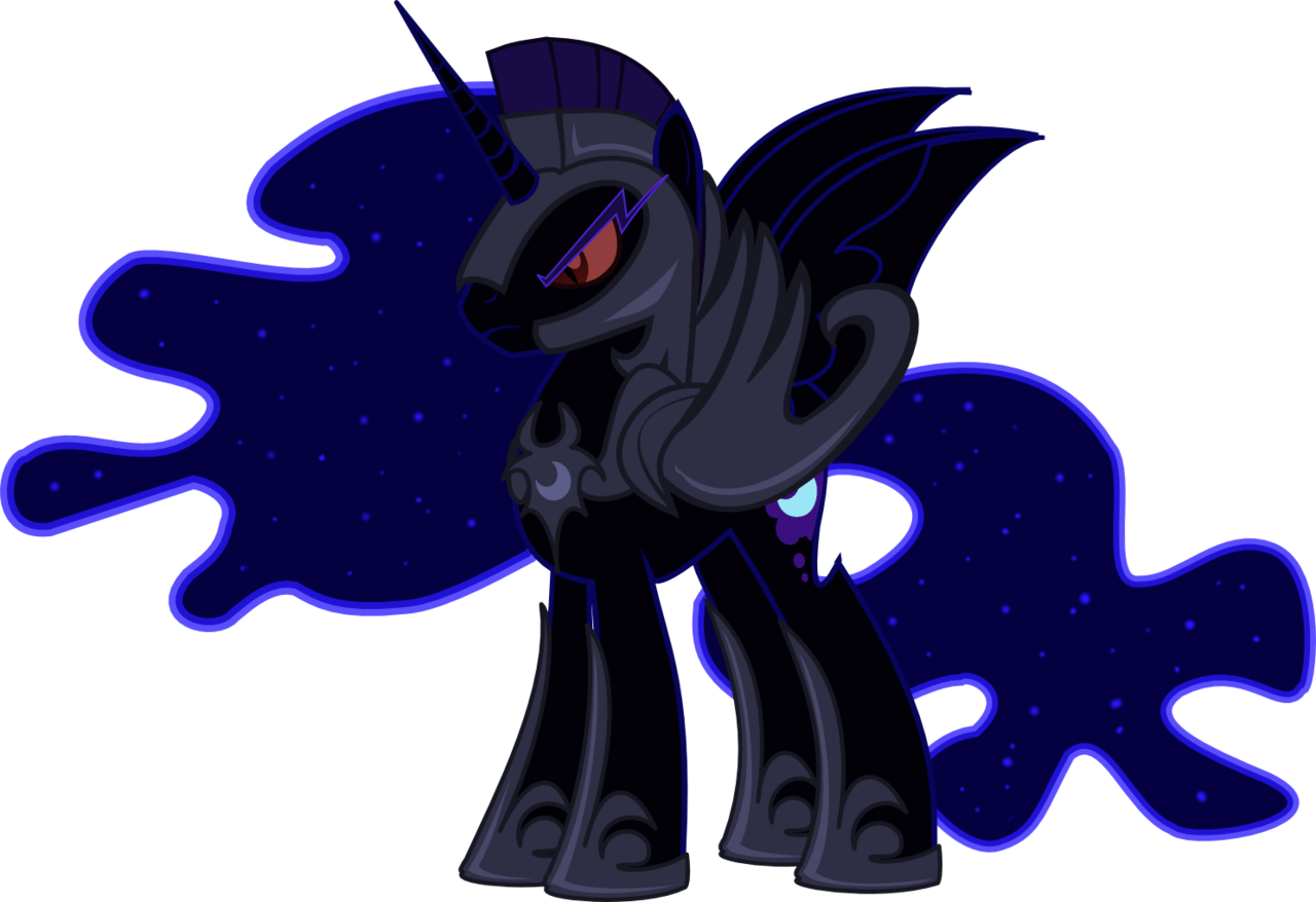 Itoruna The Platypus, Darkhorse Knight, Nightmare Moon, - Mlp Night Terror Nebula (1280x878)
