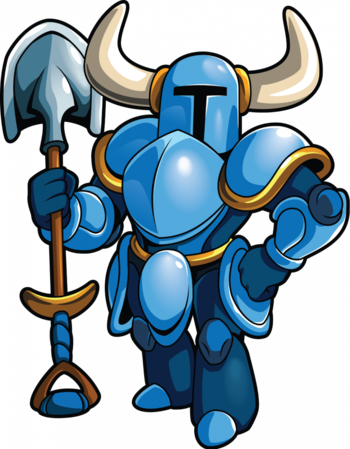 Characters / Shovel Knight Main Characters - Shovel Knight (350x449)