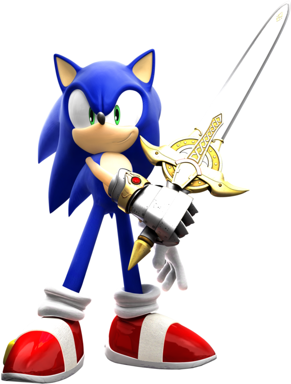 Sonic And The Black Knight By Eggmanteen - Sonic And The Black Knight Sir Sonic (812x984)