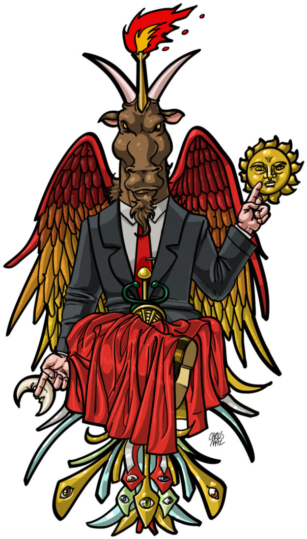 Baphomet By Thecarlosmal - Illustration (683x1169)
