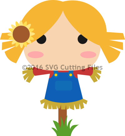 Chibi Scarecrow Girl - Chibi (400x435)