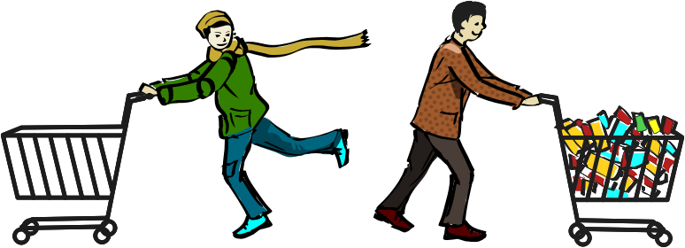 Shopper Clip Art - Shoppers Clipart (774x280)