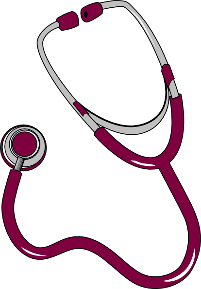 Stethoscope Clip Art Pink (414x594)