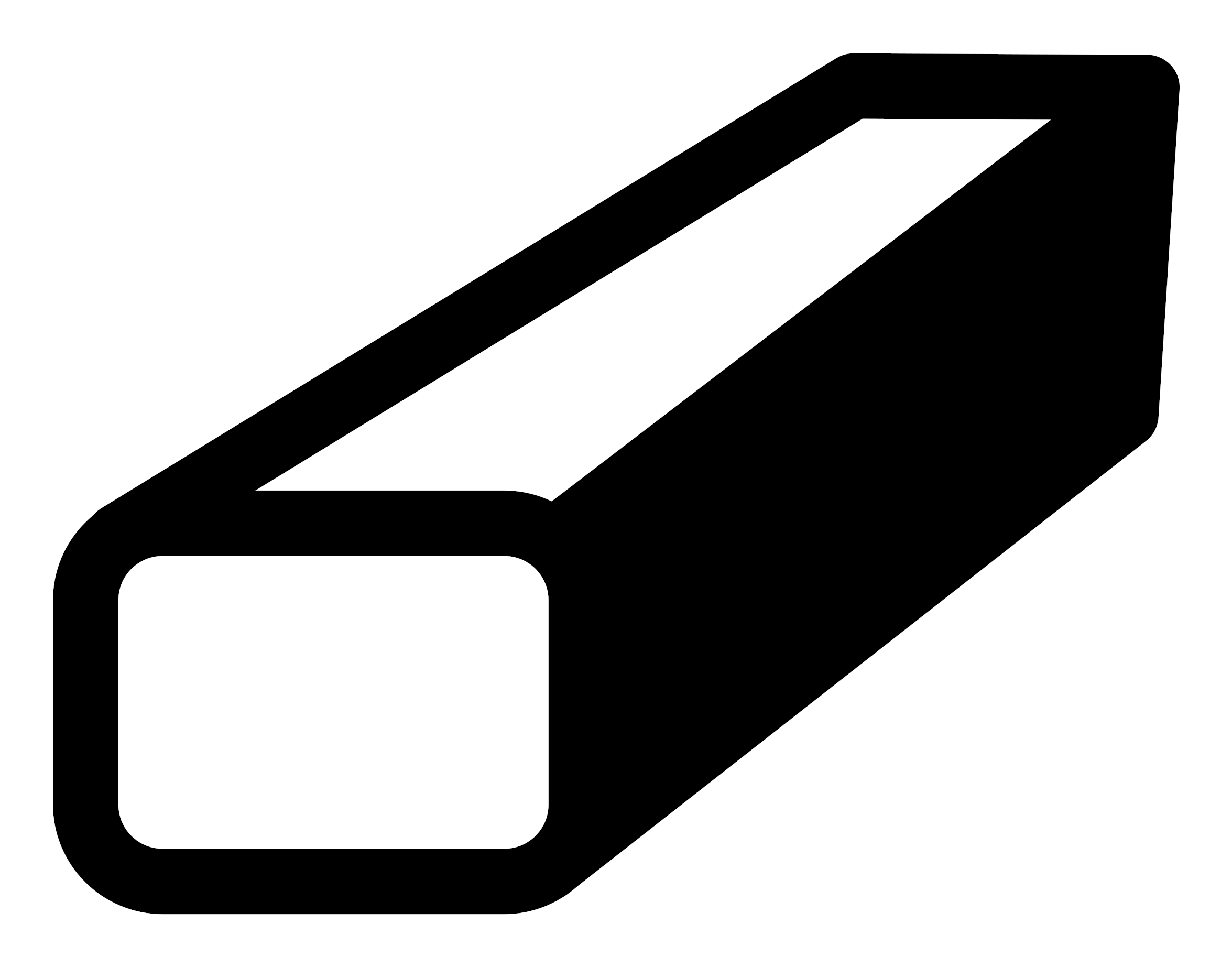 Eraser Tool Clipart - Eraser Clipart Black (2400x2400)