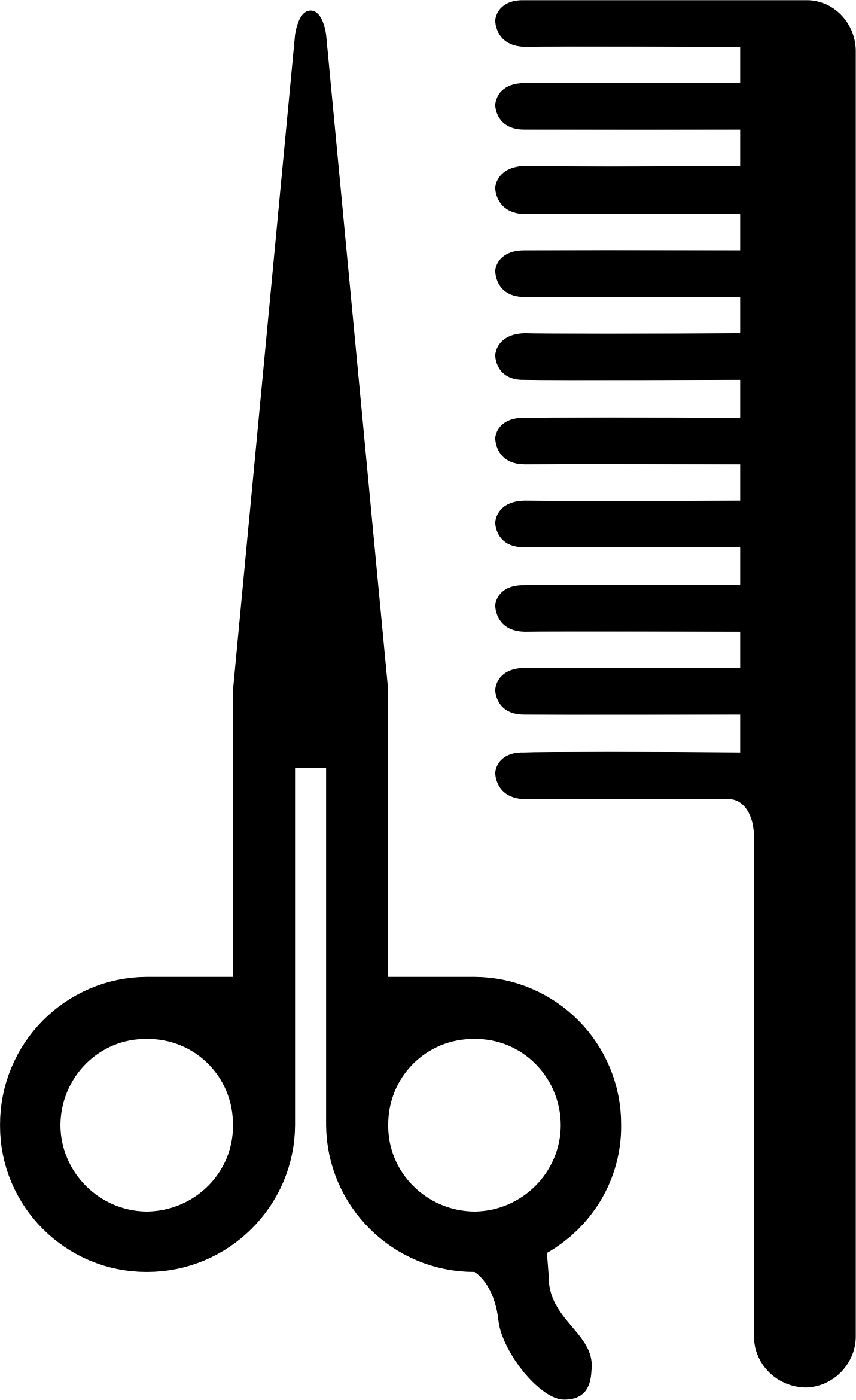 Big Image - Clip Art Barber (1431x2340)