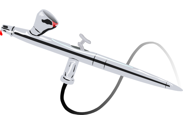 Airbrush Tool Svg Clip Arts 600 X 377 Px - Airbrush Clipart (1194x750)