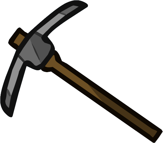 Pickaxe - Pick Axe Clipart Png (523x460)