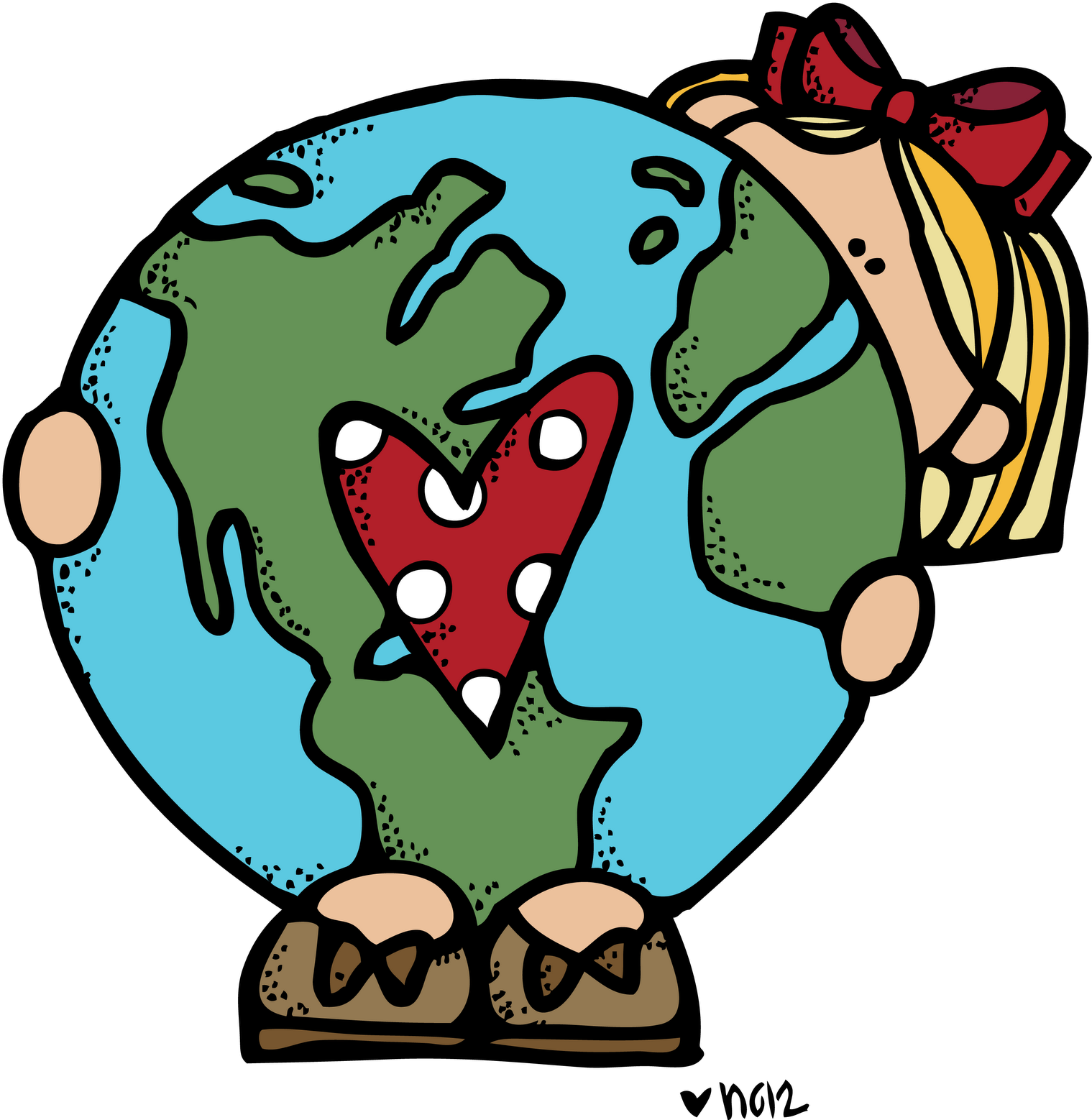 Earth Science Clip Art - Melonheadz Earth Day (1525x1600)