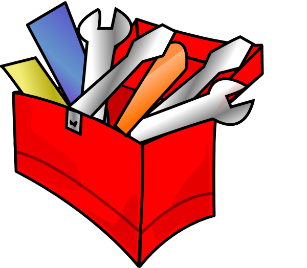 Free Clip Art Tool Box (600x524)