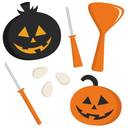 Carving Set Svg Cutting Files Cute Cut Files For Cricut - Pumpkin Carving Clip Art (432x432)