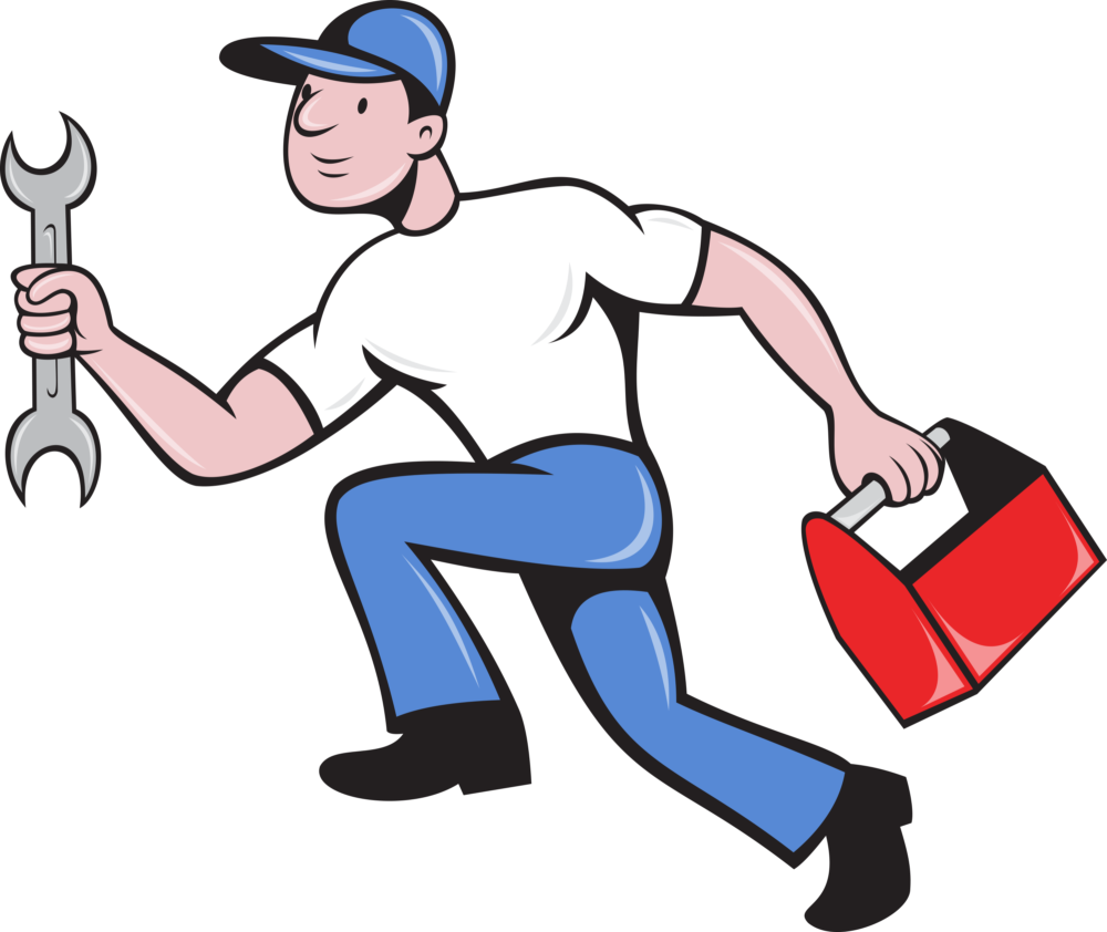 Email Us Today - Cartoon Repair Man (1000x842)