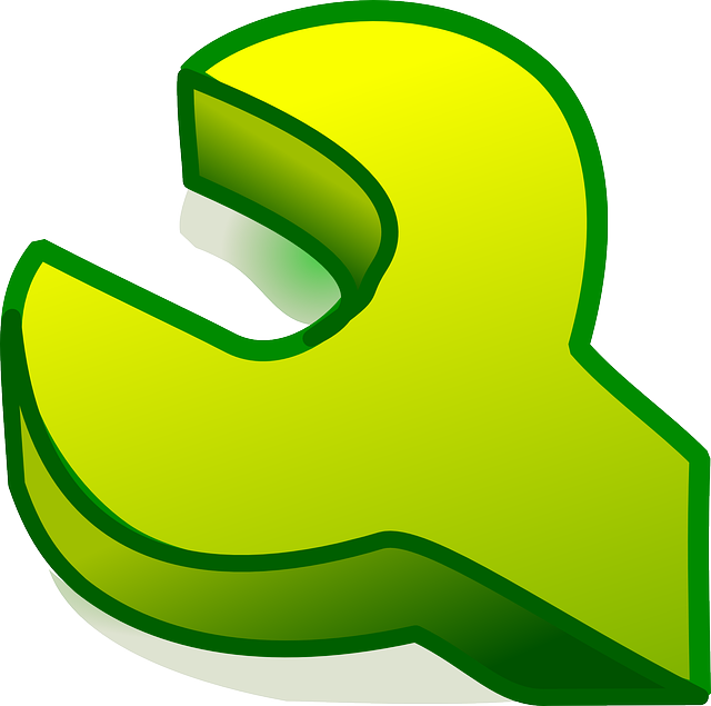 Icon, Yellow, Tool, Wrench, Theme, Apps - Clip Art (640x635)