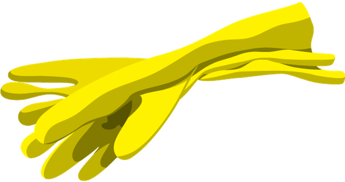 Rubber Gloves - Clip Art Rubber Glove (710x392)