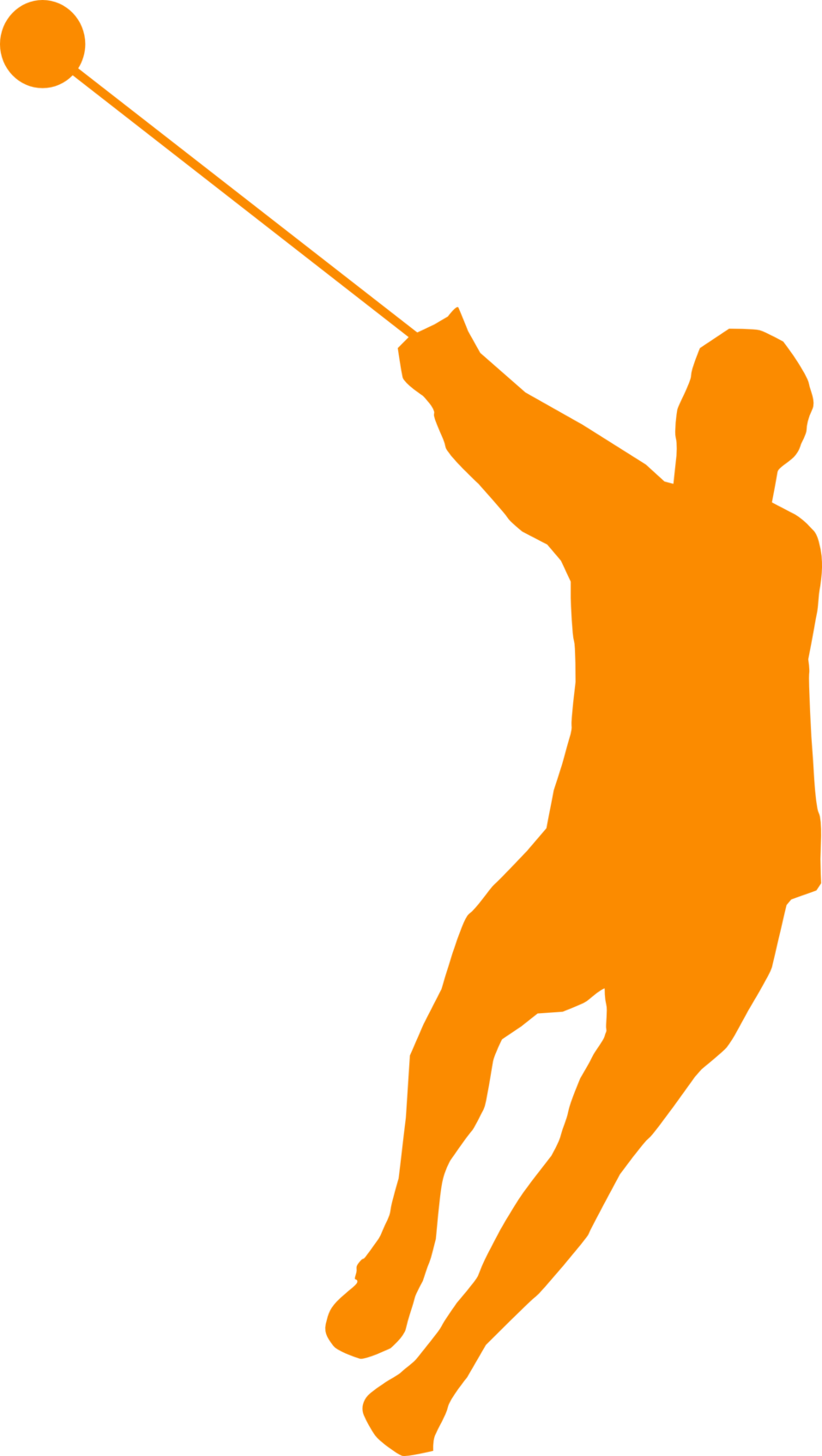 Hammer Throw - Hammer Throw Clip Art (958x1696)