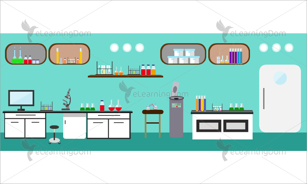 Laboratory Clipart Background (1024x613)
