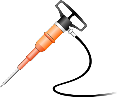 Hammer Free To Use Clip Art - Air Hammer (400x333)