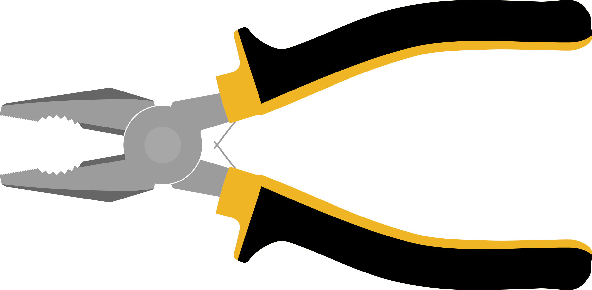 Big Image - Pliers Png (2400x1176)