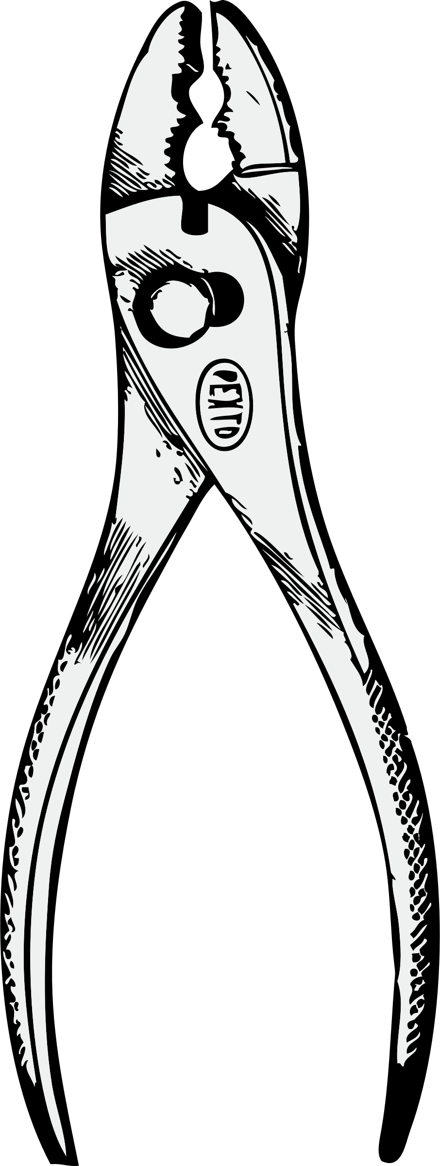 Pliers Coloring Pages (906x2400)