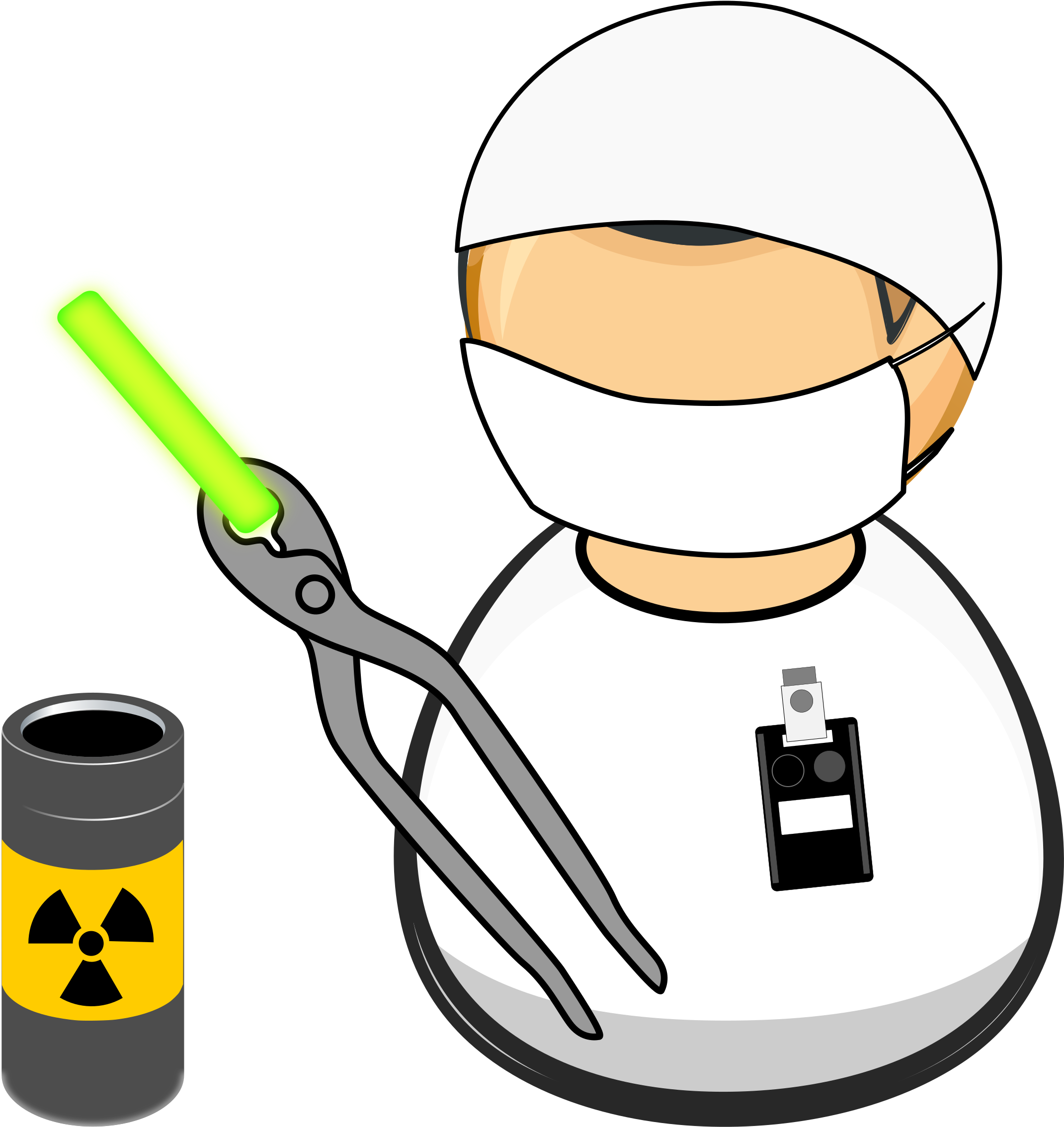 Facility Worker - Nuclear Clipart (2390x2400)