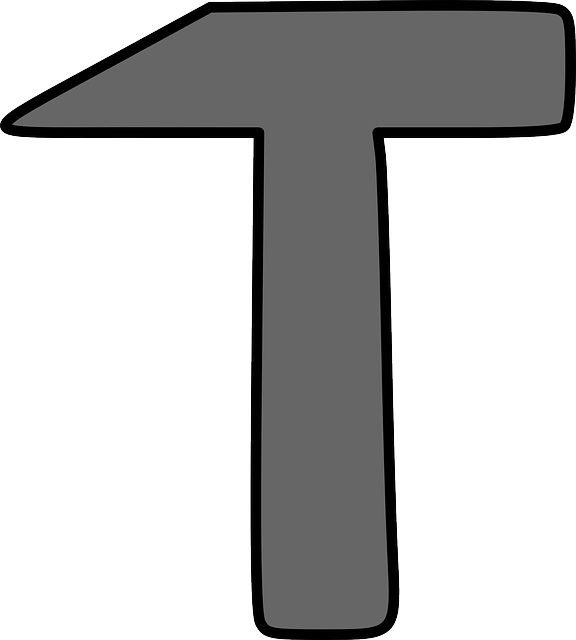 Free Vector Hammer Clip Art - Hammer (576x640)