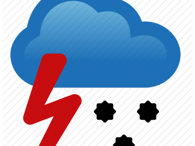 Storm Clipart Hail Storm - Illustration (640x480)