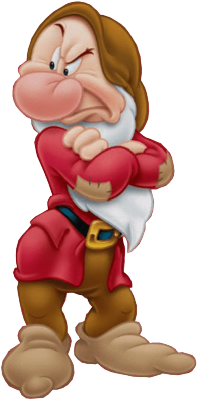 Free Png Download Grumpy Dwarf Clipart Png Photo Png - Snow White Dwarfs Grumpy (480x812)